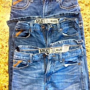 3 Ariat boys jeans sz16 style B4